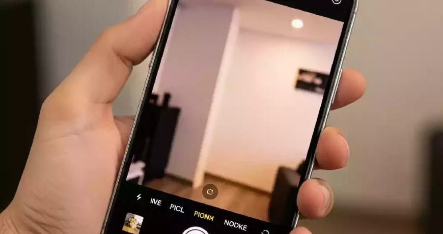 punto verde iPhone cámara micrófono